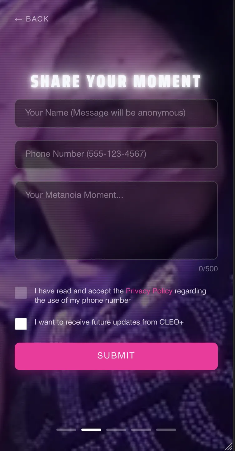 Moments of Metanoia detail 2